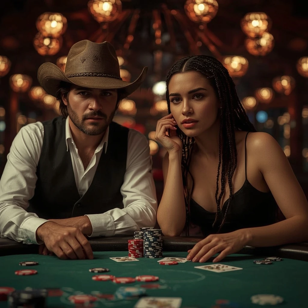 photo of two poker players at Joo Casino